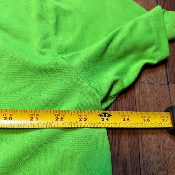 Nike Golf Green Dri-Fit Tech Retro Sportswear Button Polo Shirt XL - Picture 4 of 5